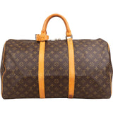 Louis Vuitton Monogram Canvas Keepall 50 Travel Bag