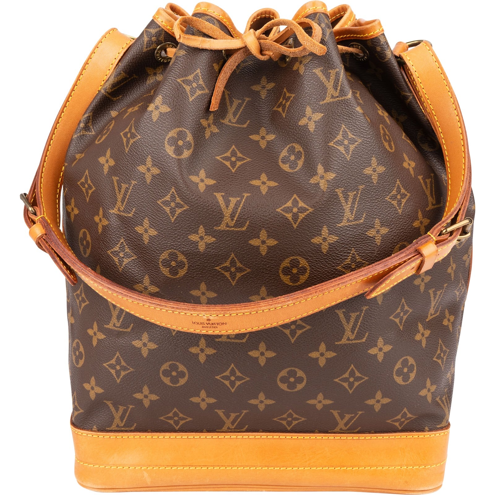 [🔄️B06 / F49] Louis Vuitton Monogram Canvas Sac Noé Grande Shoulder Bag - vintageandkickz