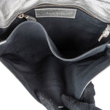 Balenciaga Metallic Leather Envelope City Clutch Crossbody Bag