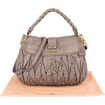 [🔄️B24 / F12] Miu Miu Matelassé Nappa Leather Coffer Crossbody Bag - vintageandkickz