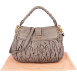 [🔄️B24 / F12] Miu Miu Matelassé Nappa Leather Coffer Crossbody Bag - vintageandkickz