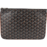 Goyard Monogram Goyardine Canvas Senat MM Clutch