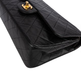 Chanel Quilted Lambskin 24K Gold Medium Double Flap Shoulder Bag