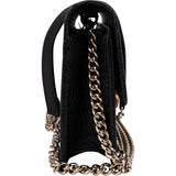 Gucci Grained Leather Interlocking GG Wallet On Chain Crossbody Bag