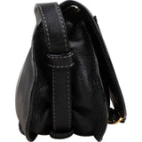 Chloé Black Leather Marcie Small Saddle Crossbody Bag