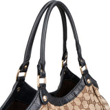 Gucci Monogram GG Canvas Big Sukey Tote Shoulder Bag