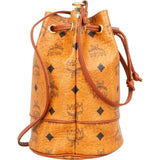 MCM Monogram Visetos Mini Drawstring Bucket Crossbody Bag