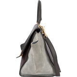Céline Leather and Suede Trapeze Handbag