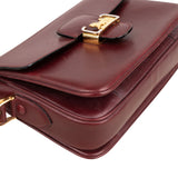 Celine Boxcalf Leather Horse Carriage Triomphe Shoulder Bag