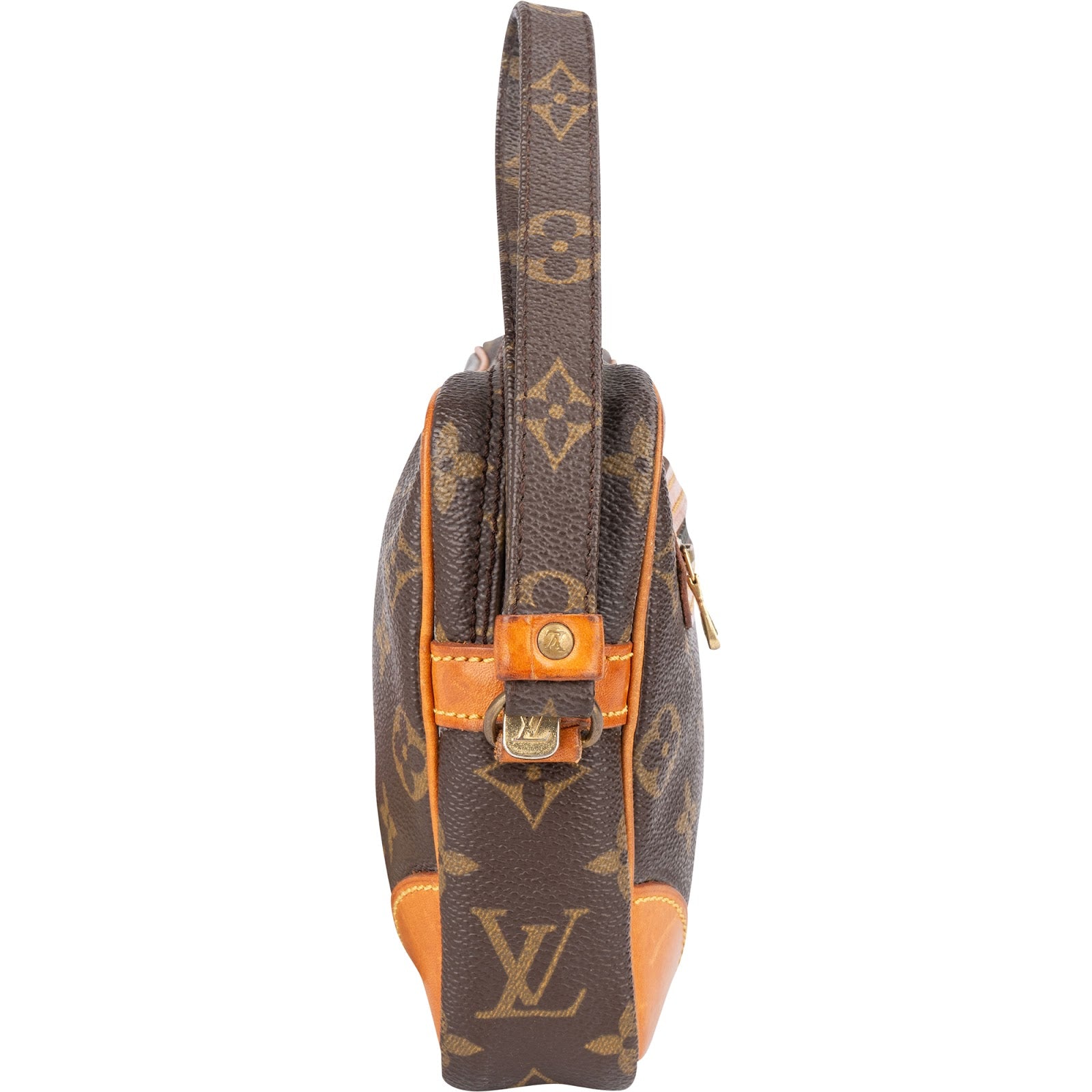 [🔄️B08 / F21] Louis Vuitton Canvas Monogram Marly Dragonne Clutch - vintageandkickz