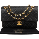 Chanel Quilted Lambskin 24K Small Double Flap Shoulder Bag