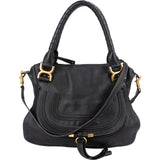 Chloé Grained Leather Marcie Hobo Handbag