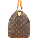 Louis Vuitton Monogram Canvas Speedy 35 Handbag - vintageandkickz