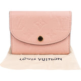 Louis Vuitton Leather Monogram Empreinte Rosalie Coin Wallet