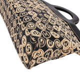 Chanel Leather Canvas CC Coin Top Handle Handbag