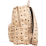MCM Monogram Visetos Stark Studded Small Backpack