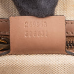 Gucci Leather GG Monogram Scarlet Handbag - vintageandkickz