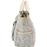 Céline Denim Monogram Macadam Boogie Handbag