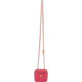 Chanel Quilted Lambskin Mini Vanity Case Crossbody Bag