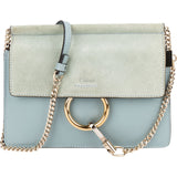 Chloé Suede & Leather Small Faye Crossbody Bag