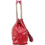 Gucci Patent Leather Soho Chain Tote Crossbody Bag