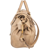 Miu Miu Vitello Lux Leather Bow Handbag
