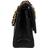 Chanel Quilted Lambskin 24K Gold Medium Double Flap Shoulder Bag