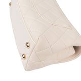 Chanel Quilted Leather Coco Rainbow Top Handle Flap Handbag