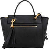 Céline Black Grained Calfskin Nano Belt Handbag