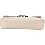 Louis Vuitton White Epi Leather Montaigne Clutch Shoulder Bag