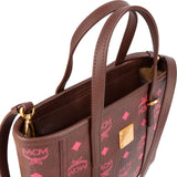 MCM Monogram Visetos Mini Toni Tote Crossbody Handbag