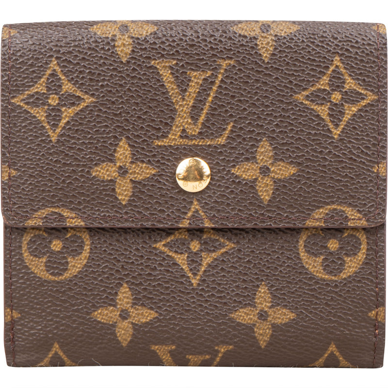 Louis Vuitton Monogram Canvas Elise Wallet - vintageandkickz