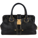 Louis Vuitton Black Leather Suhali L'ingenieux Handbag