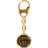 Gucci Vintage Interlocking G Enamel Keychain
