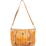 MCM Monogram Visetos Satchel Tote Shoulder Bag