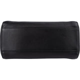 Fendi Black Leather Mini Peekaboo Handbag