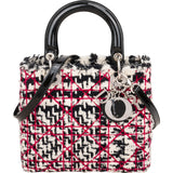 Dior Multicolor Tweed Lady Dior Handbag