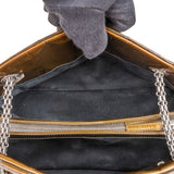 Chanel Quilted Patent Leather Ombre Mademoiselle Bowling Shoulder Bag