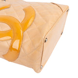 Chanel Quilted Calfskin Cambon Ligne Tote Handbag