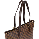 Louis Vuitton Monogram Damier Ebene Cabas Mezzo Shoulder Bag