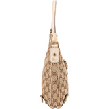 Gucci Monogram GG Canvas Abbey D-Ring Hobo Shoulder Bag