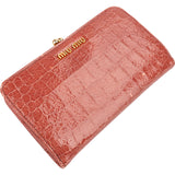 Miu Miu Cocco Craquelé Leather Kisslock Wallet