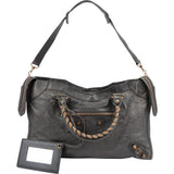 Balenciaga Grey Leather Classic City Bag Handbag