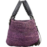 Balenciaga Raffia Panier Tote Handbag