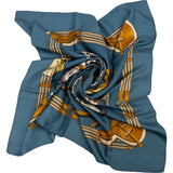 Hermès Jumping Horses Silk Carre 90 Scarf Tuch