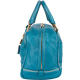 Loewe Blue Calfskin Leather Amazona Handbag