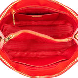Prada Patent Saffiano Vernice Promenade Handbag