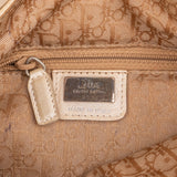 Christian Dior Gaucho Saddle Limited 259 Ivory Shoulder Bag