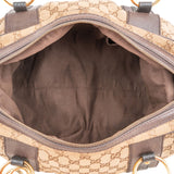 Gucci Monogram GG Canvas Interlocking G Soft Boston 35 Handbag