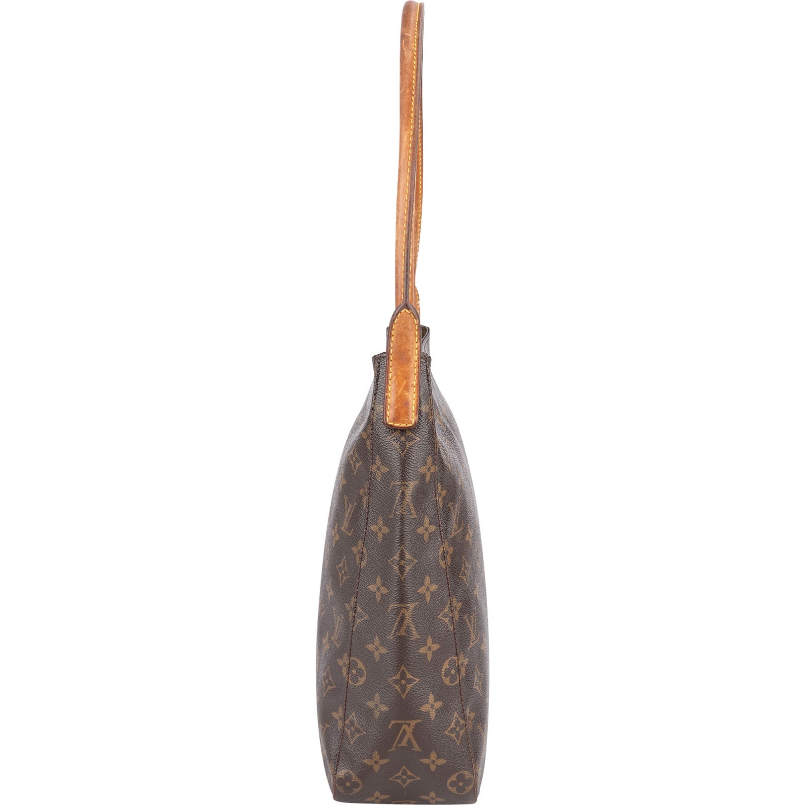 [🔄️B15 / F03] Louis Vuitton Canvas Monogram Looping MM Crossbody Bag - vintageandkickz